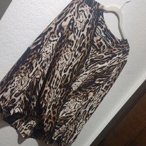 INC International Concepts Animal Print Blouse